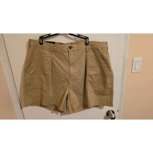 Banana Republic Chino Shorts Size 20 Beige Pockets Cotton Blend Pockets Nwt